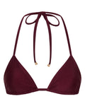Sophia Merlot Triangle Bikini Top