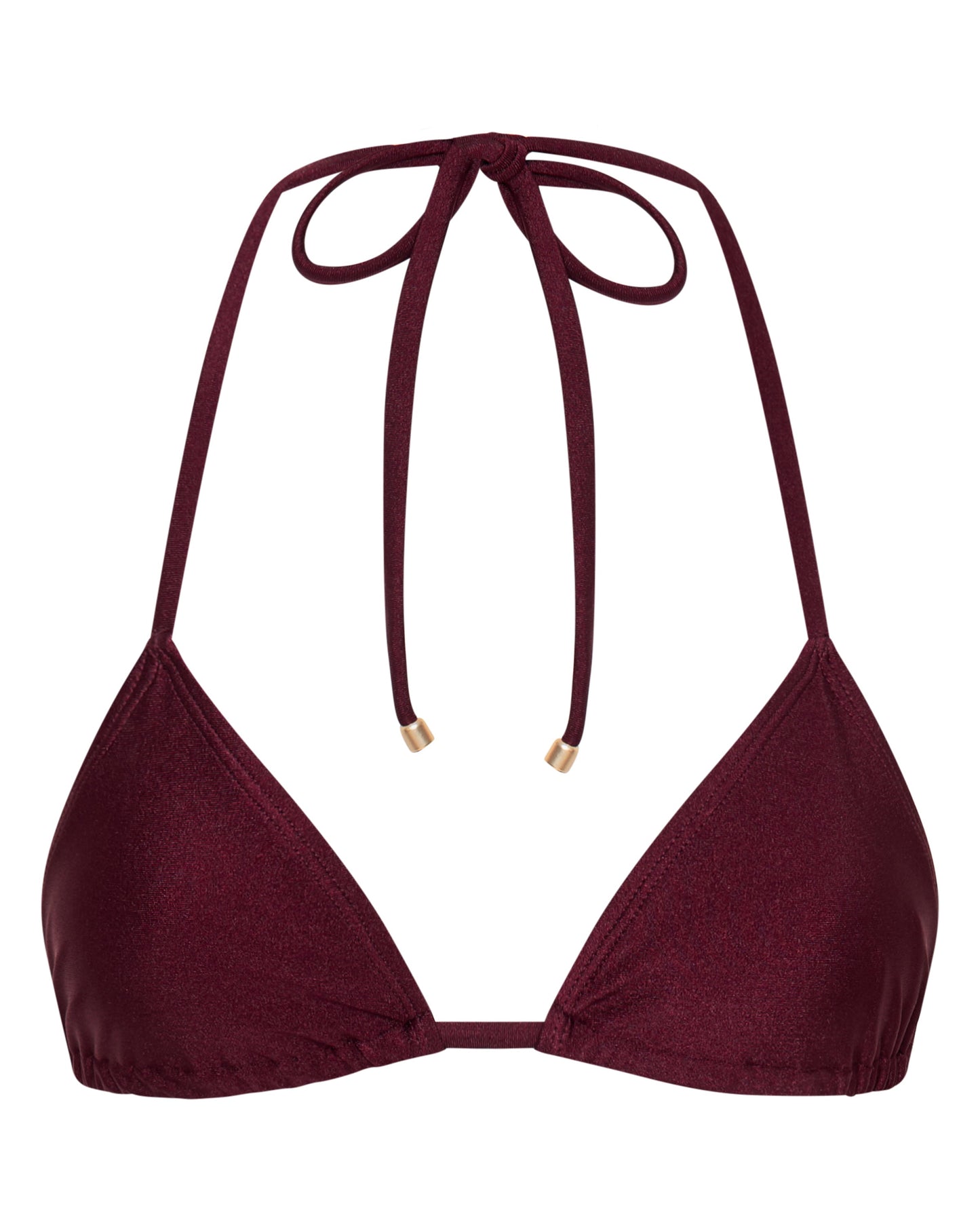 Sophia Merlot Triangle Bikini Top
