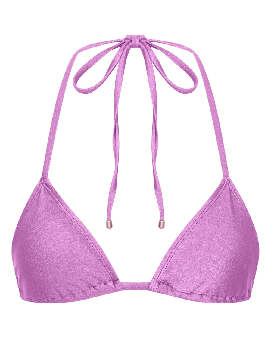 Sophia Orchid Triangle Bikini Top for Women