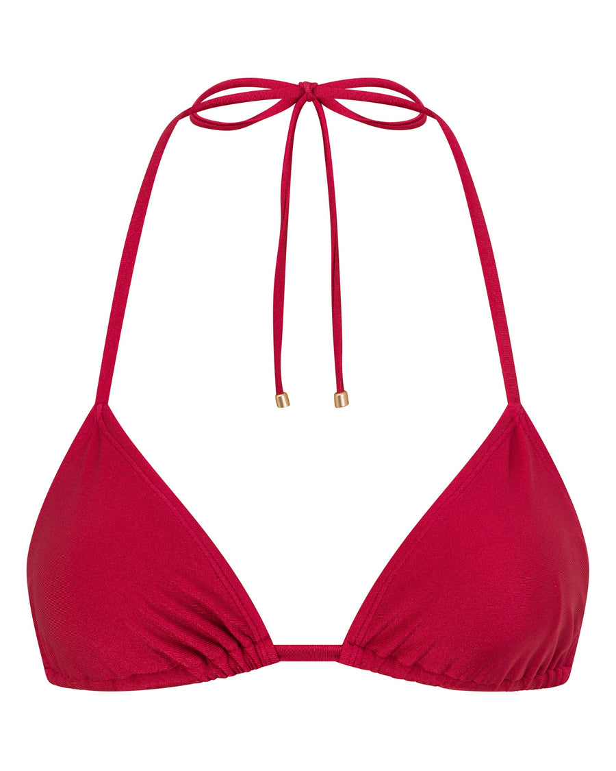 Chloe Syrah Triangle Bikini Top