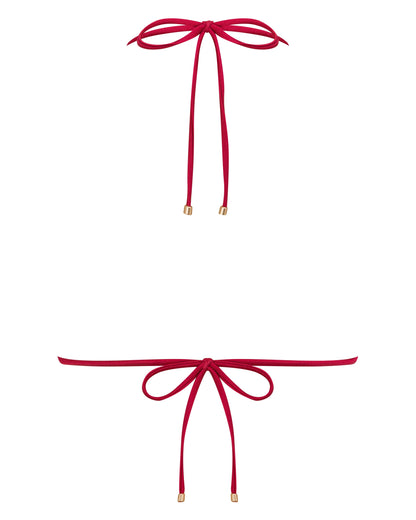 Chloe Syrah Triangle Bikini Top