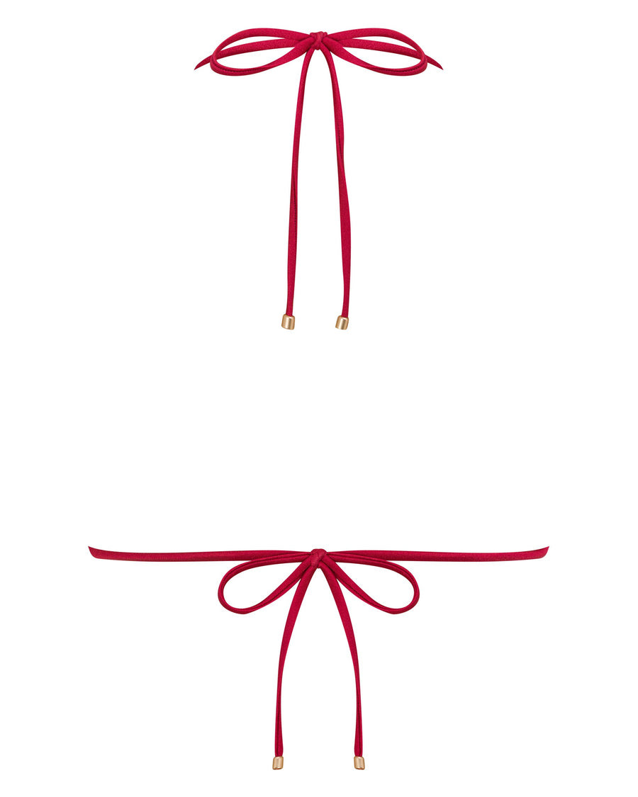Chloe Syrah Triangle Bikini Top