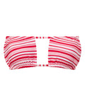 Chloe Candy Stripe Bikini Top for Beach Days