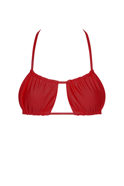 Sophia Cherry String Bikini Top