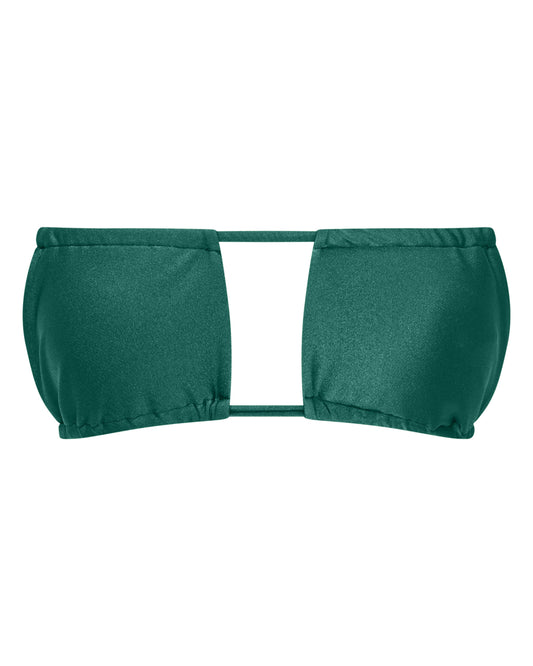 Chloe Ivy Green String Bikini Top