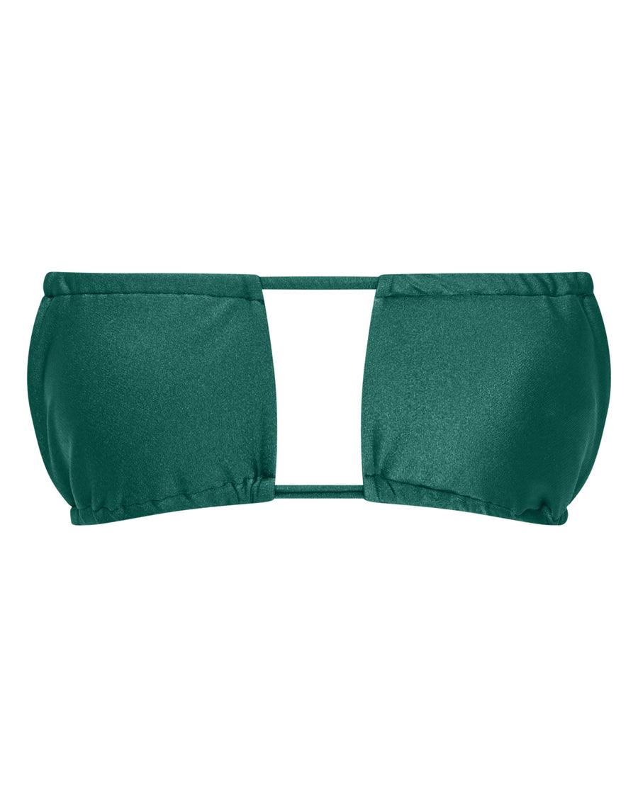 Chloe Ivy Green String Bikini Top