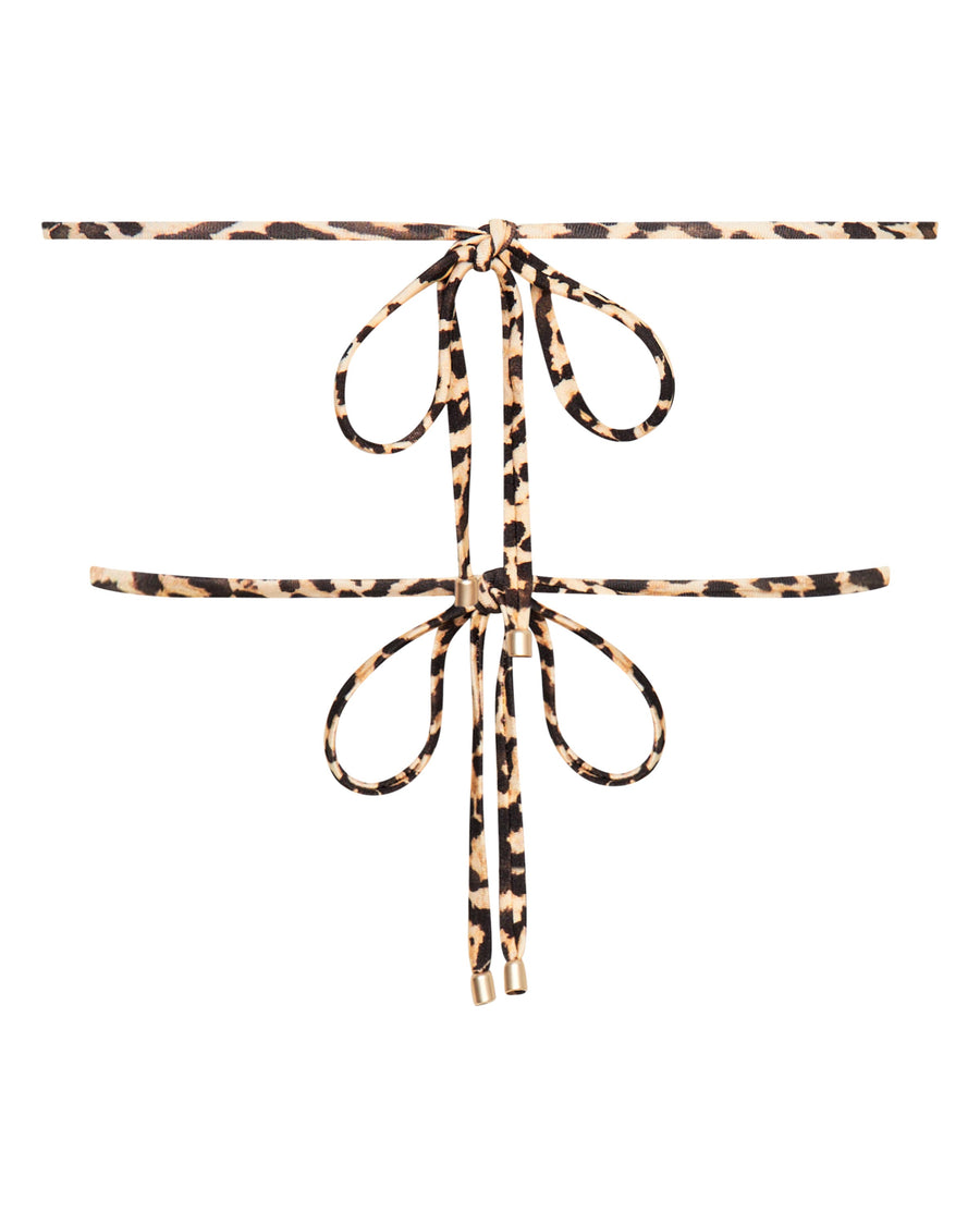 Chloe Leopard Print Bikini Top for Beach Days