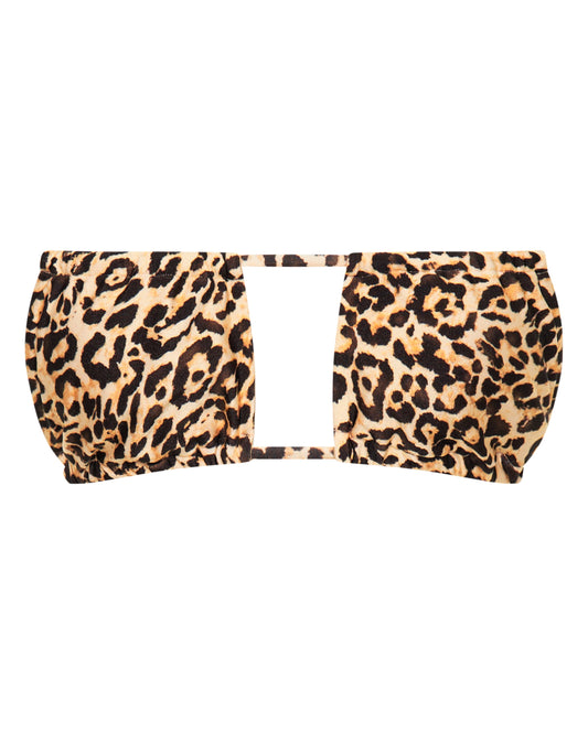 Chloe Leopard Print Bikini Top for Beach Days