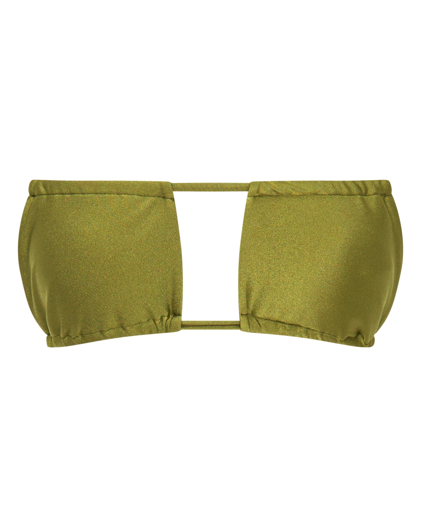 Chloe Olive Green String Bikini Top for Beach Days