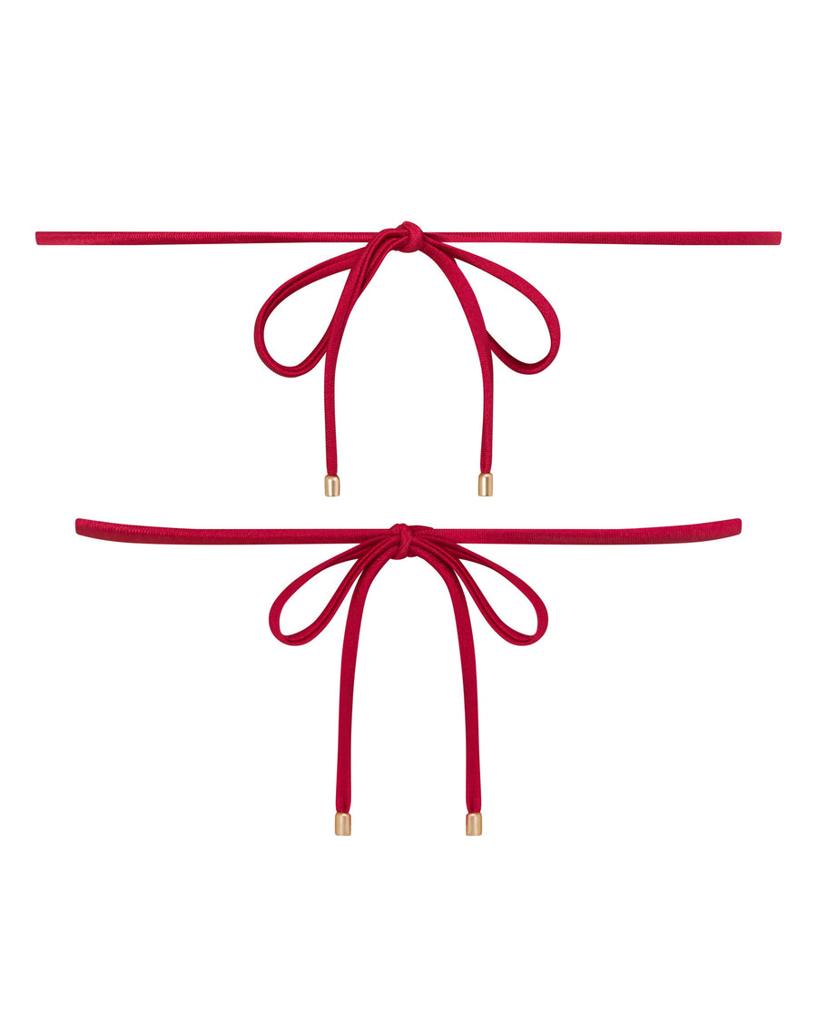 Chloe Syrah String Bikini Top for Summer Beach Days