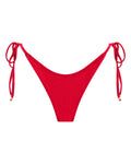Sophia Cherry Red String Bikini Bottoms