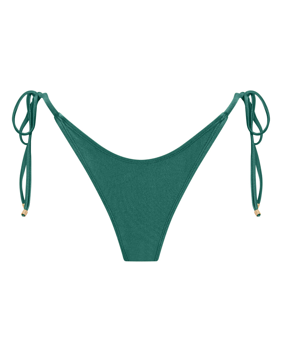 Sophia Ivy Green String Bikini Bottoms