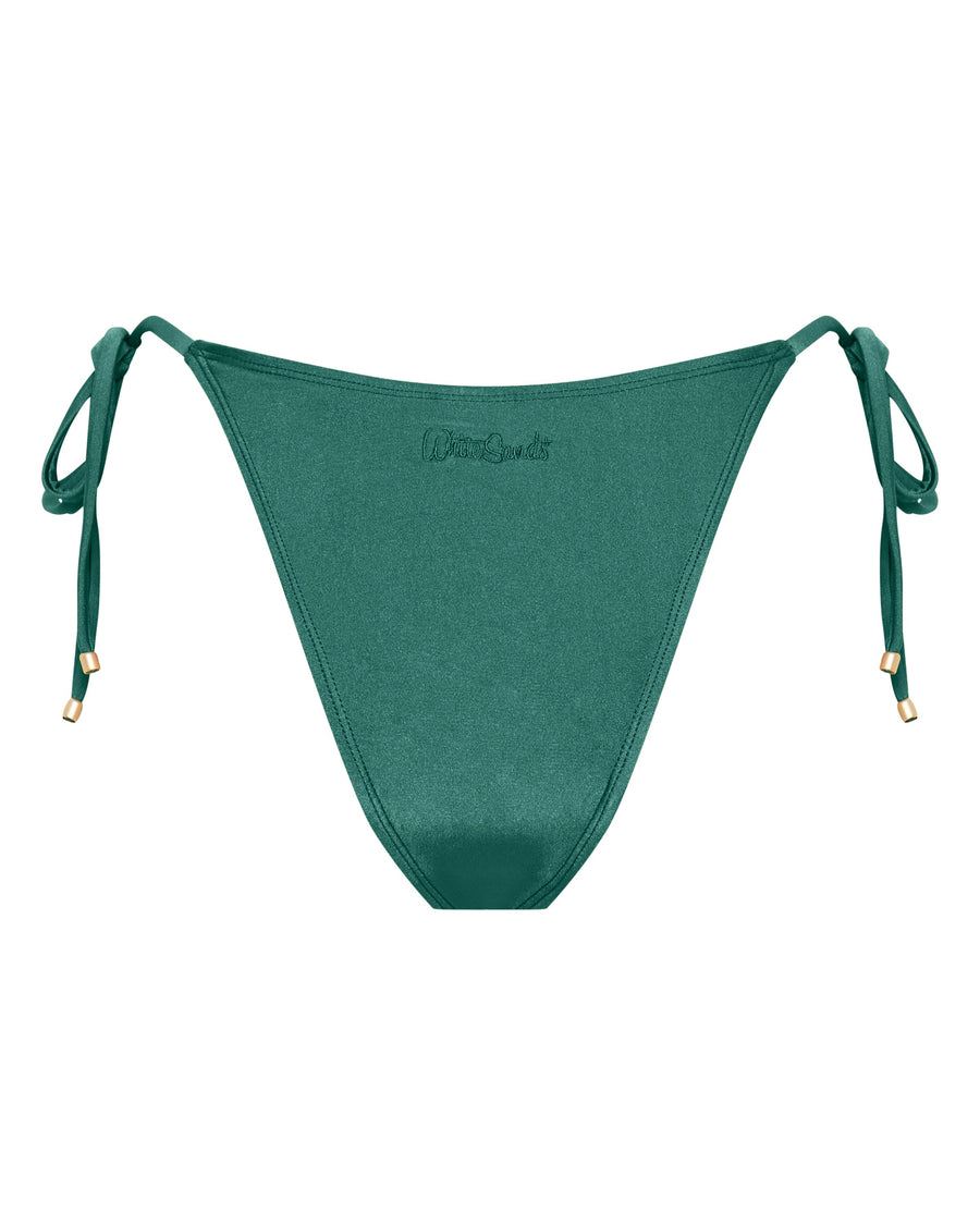 Sophia Ivy Green String Bikini Bottoms