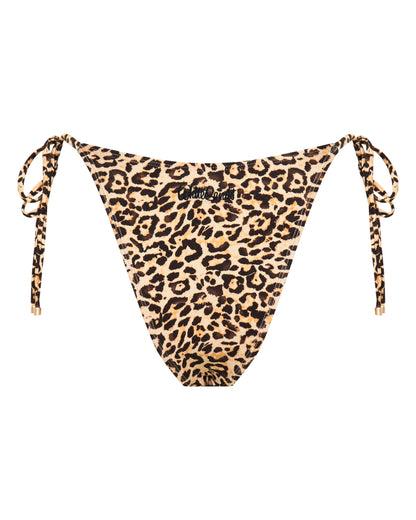 Chloe Leopard Print String Bikini Bottoms