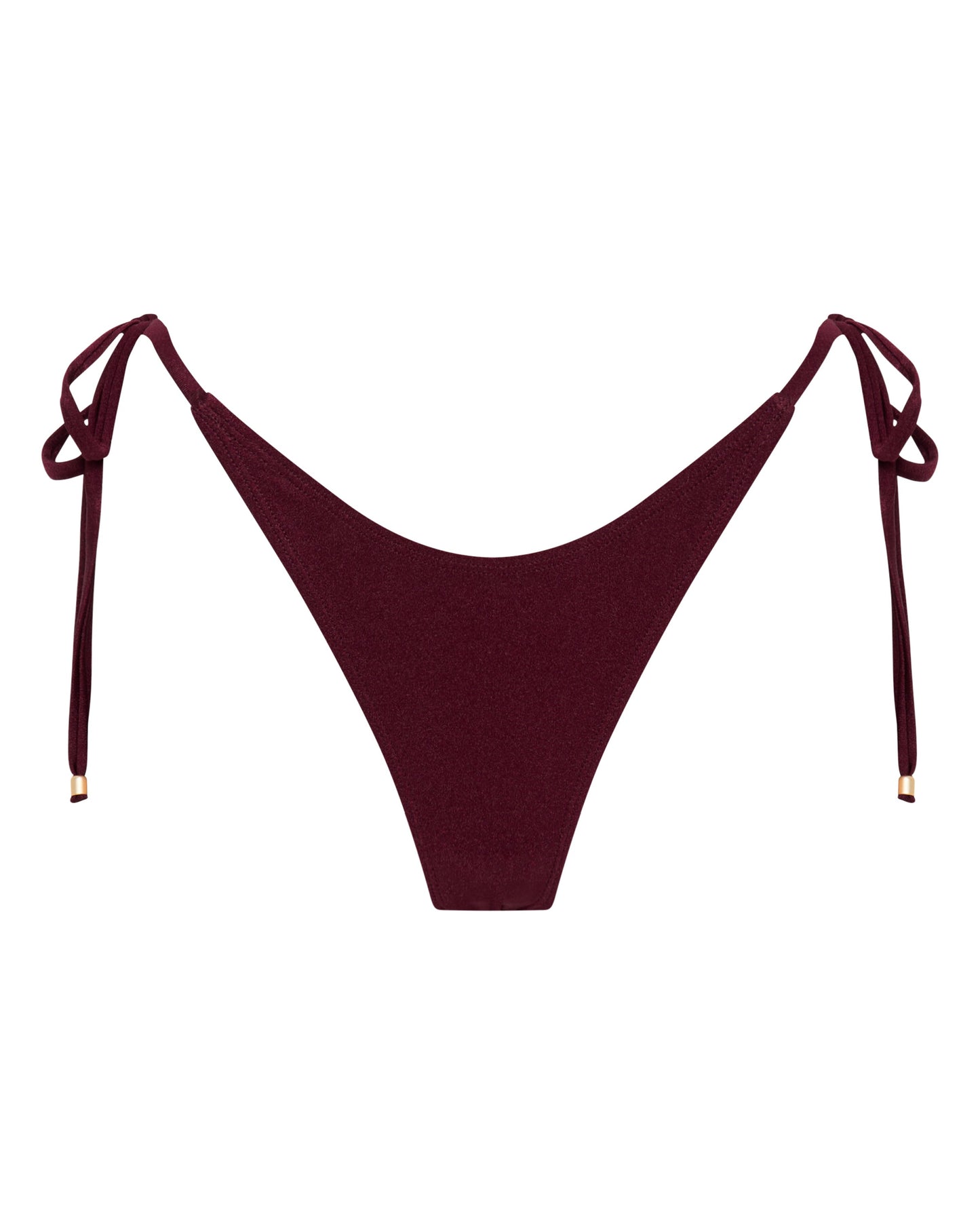 Samantha Merlot String Bikini Bottoms