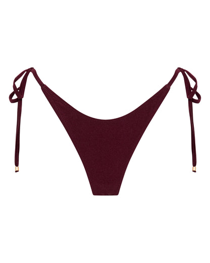 Samantha Merlot String Bikini Bottoms