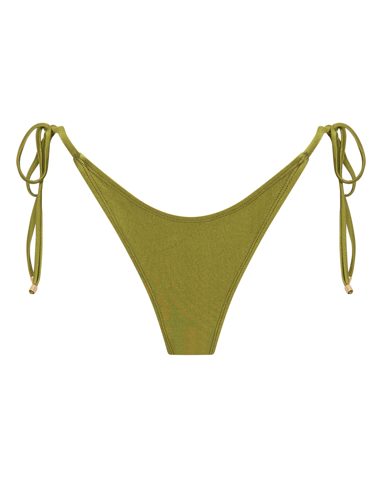 Chloe Olive Green String Bikini Bottoms
