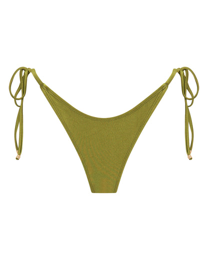 Chloe Olive Green String Bikini Bottoms