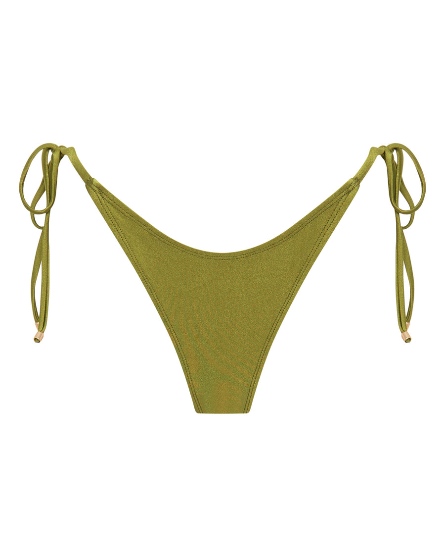 Chloe Olive Green String Bikini Bottoms