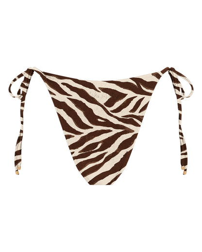 Samantha Tiger Print String Bikini Bottoms