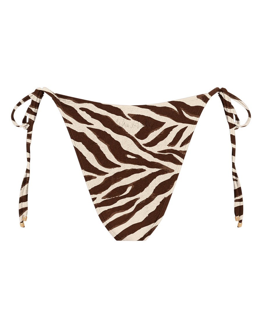 Samantha Tiger Print String Bikini Bottoms