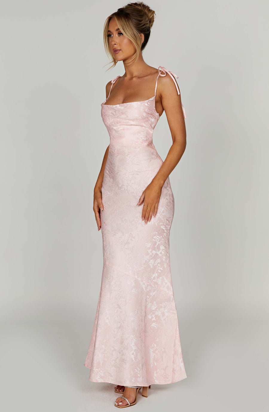 Sophia Blush Maxi Summer Dress