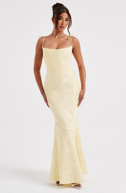 Whitney Lemon Maxi Dress in XS - image 8