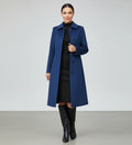 Ladies' Winter Trench Coat with Single Breasted Design