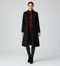 Ladies' Winter Trench Coat with Single Breasted Design