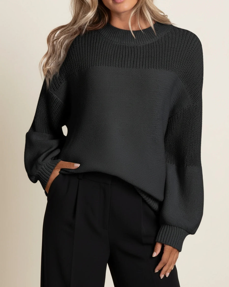 Luvrefashion | Cozy Knit Sweater for Winter Casual in White - image 6