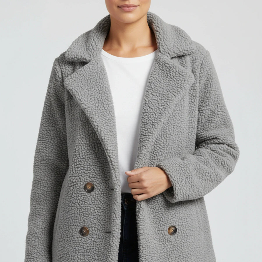 Luvrefashion | Double Breasted Jacket for in Khaki - image 8
