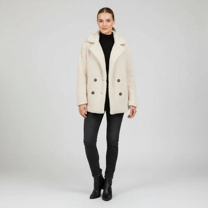 Double Breasted Jacket for in Khaki - image 14