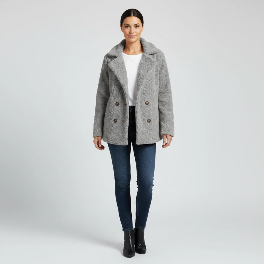 Luvrefashion | Double Breasted Jacket for in Khaki - image 9