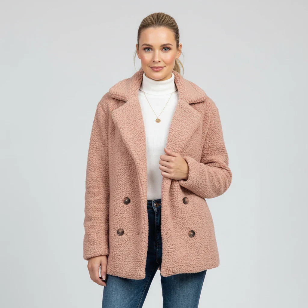 Luvrefashion | Double Breasted Jacket for in Khaki - image 15