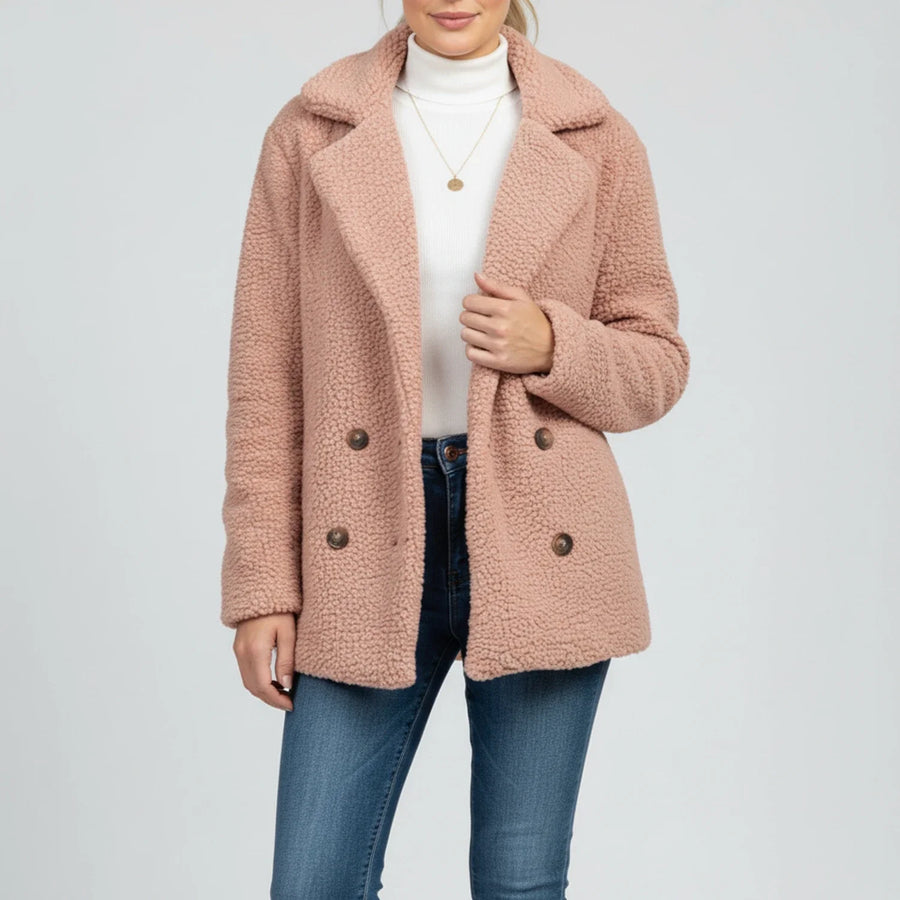 Luvrefashion | Double Breasted Jacket for in Khaki - image 10