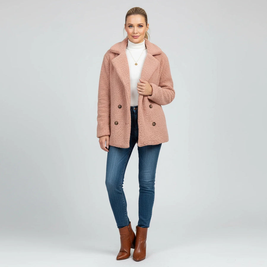 Luvrefashion | Double Breasted Jacket for in Khaki - image 11