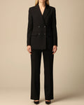 Ladies' Elegant Double-Breasted Trouser Suit