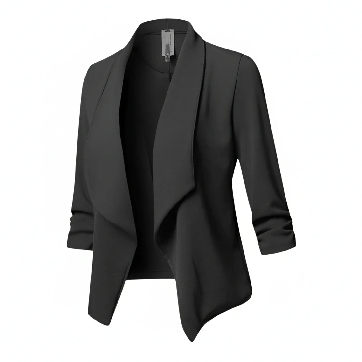 Luvrefashion | Draped Front Blazer for in Pink - styled look