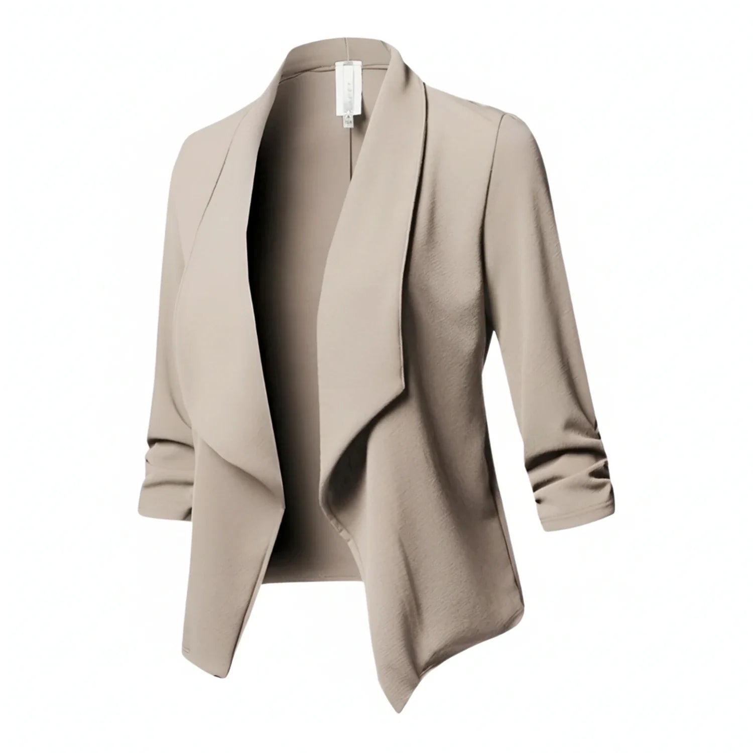 Luvrefashion | Draped Front Blazer for in Pink - image 6