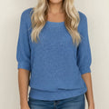 Women's Sweater with Elbow-Length Sleeves
