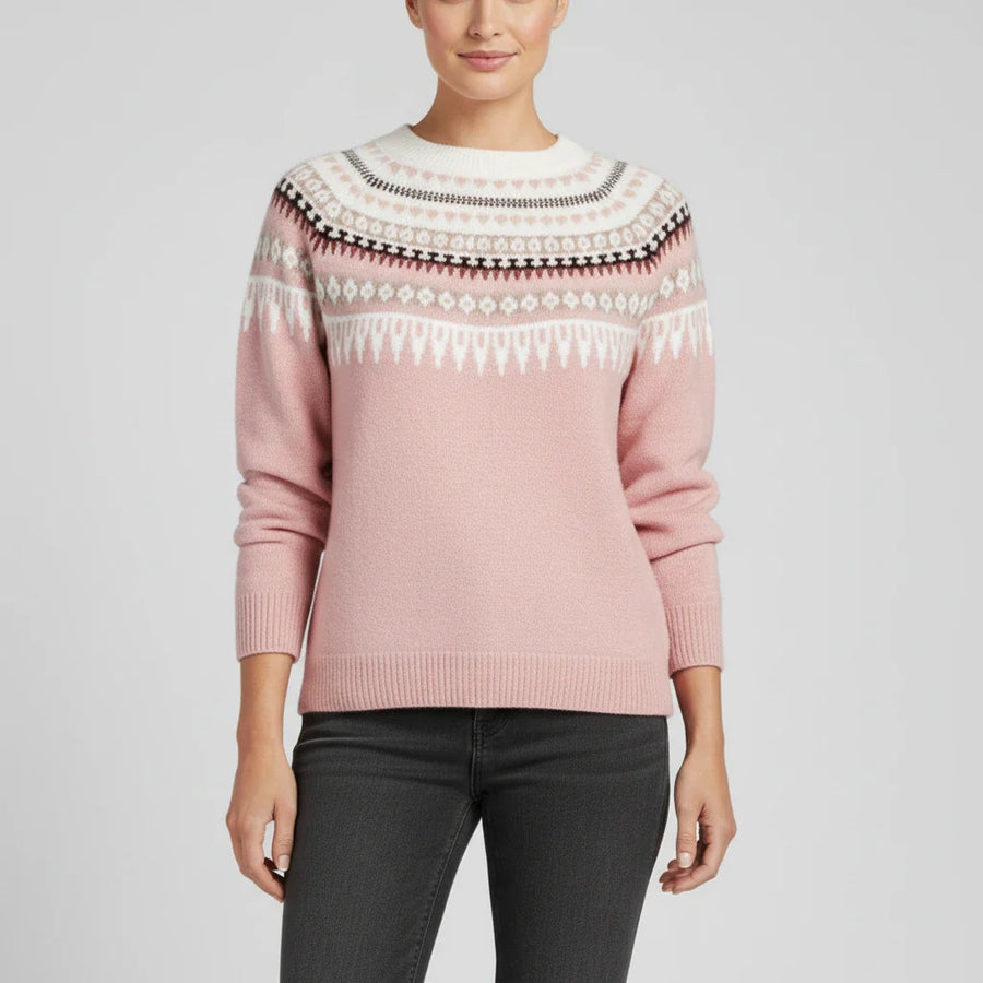 Luvrefashion | Fair Isle Sweater for in Blue - styled look