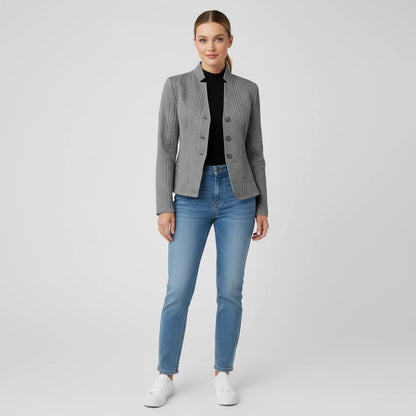 Tailored Blazer for in Beige - image 7