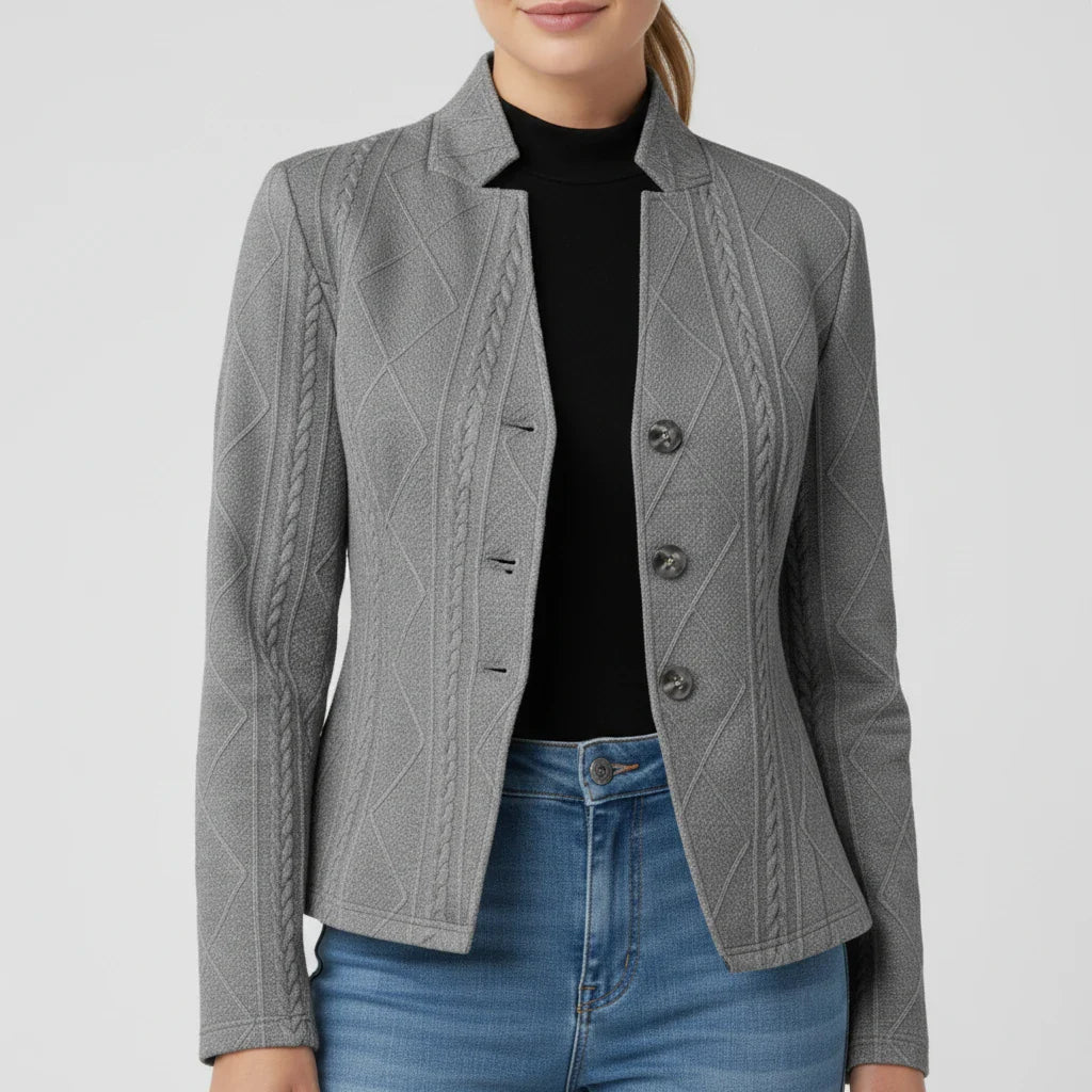 Luvrefashion | Tailored Blazer for in Beige - image 6