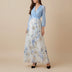 Floral A-Line Maxi Dress for Women - Floral
