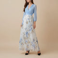 Floral A-Line Maxi Dress for Women