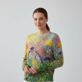 Wildflower Floral Print Pullover Sweater for Women