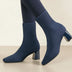 Heeled Ankle Boots for Women - Blue