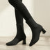 Heeled Ankle Boots for Women - Black