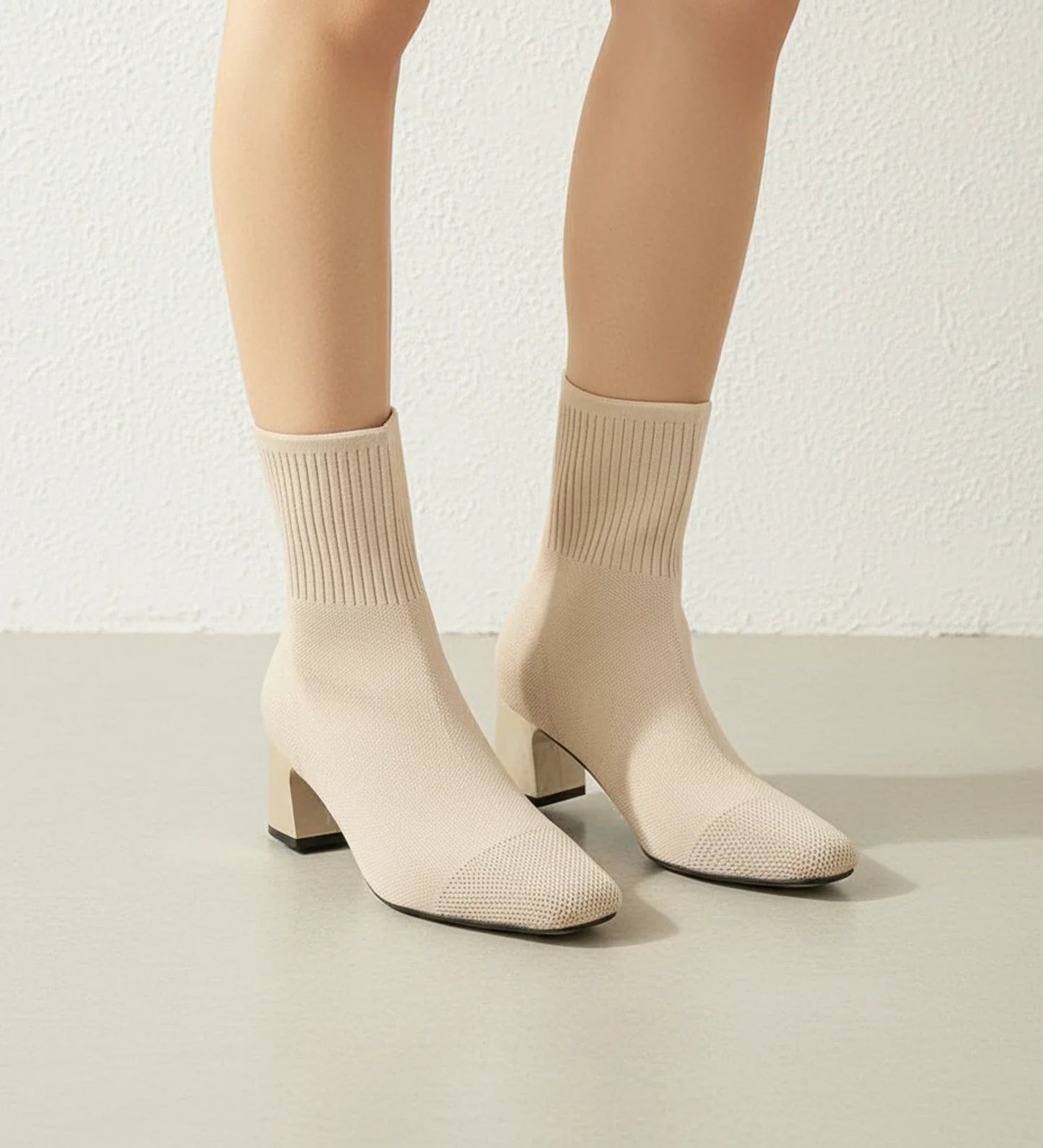 Heeled Ankle Boots for in Black - back view