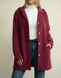 Mid-Length Hooded Jacket for Women